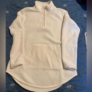 Style & Co Women’s White Fleece Sweatshirt